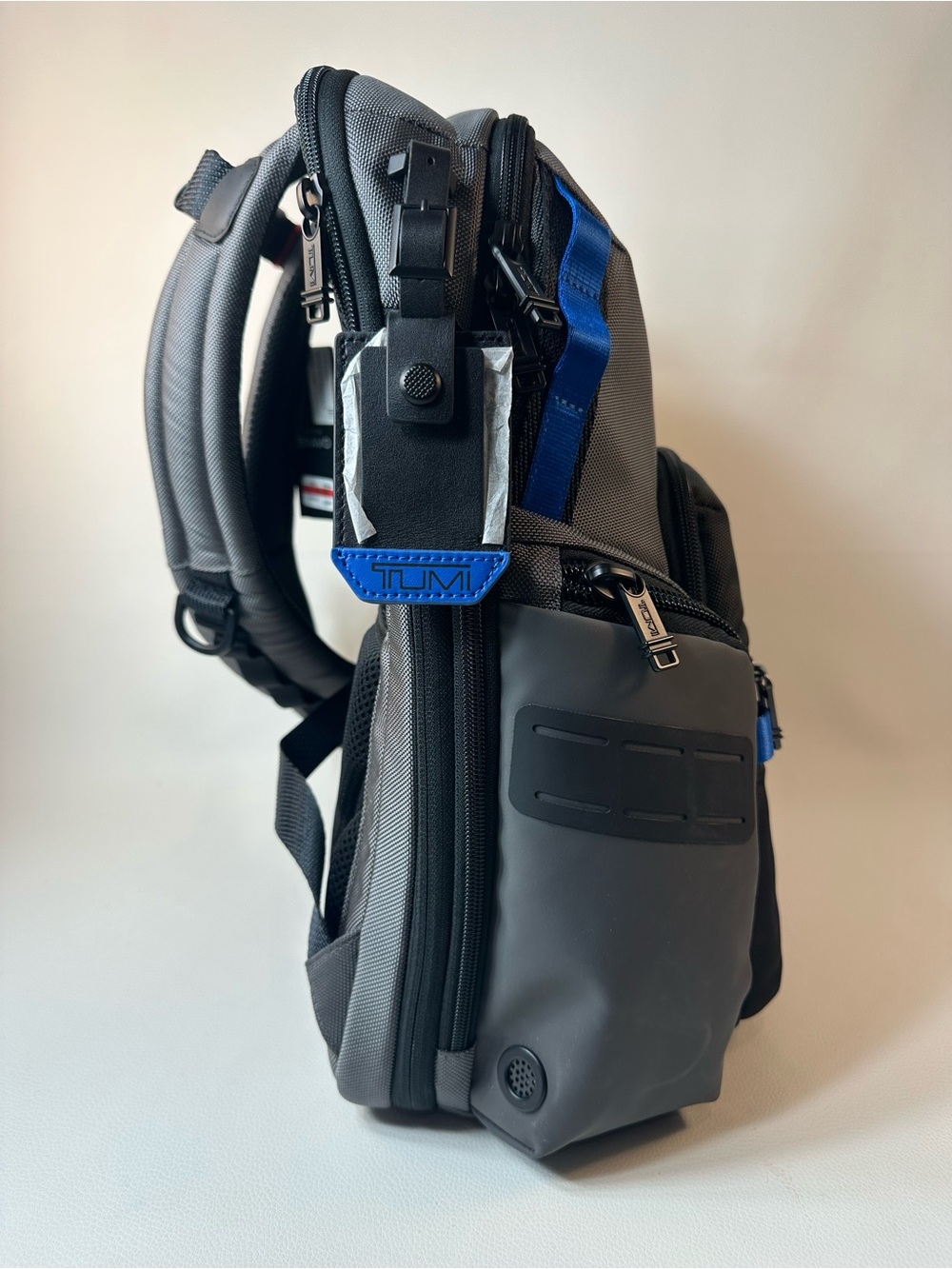 New Men’s TUMI Mens Alpha Bravo Navigater Backpack Gray, Blue - Picture 4 of 13